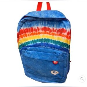 M&M'S WORLD TIE DYE BACKPACK BAG NEW WITH TAG